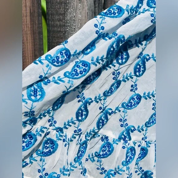 Lily Pulitzer Alva Top Baha Blue Paisley